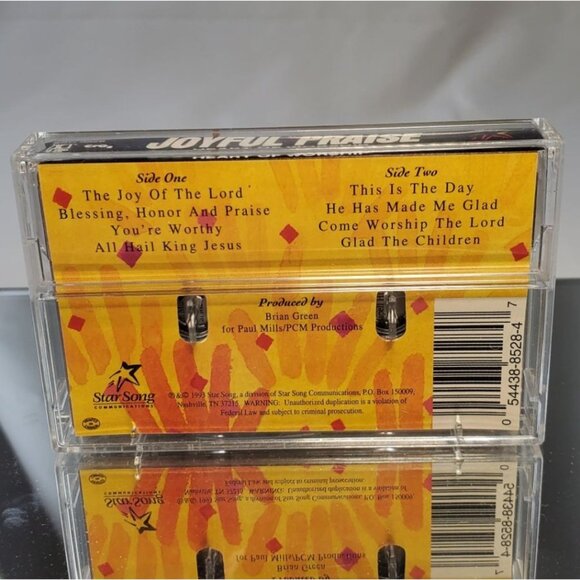 Joyful Praise Audio Cassette Tape by Heart Of Worship 1993 Collectible - Picture 2 of 3